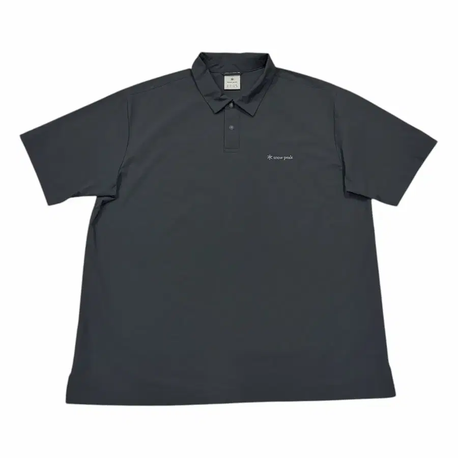 스노우피크 코듀라 반팔 폴로 카라 반팔티 차콜 2XL