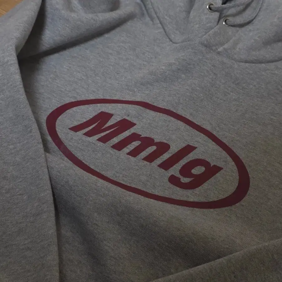 mmlg 엠엠엘지 멜란지 그레이 후드티 L 사이즈