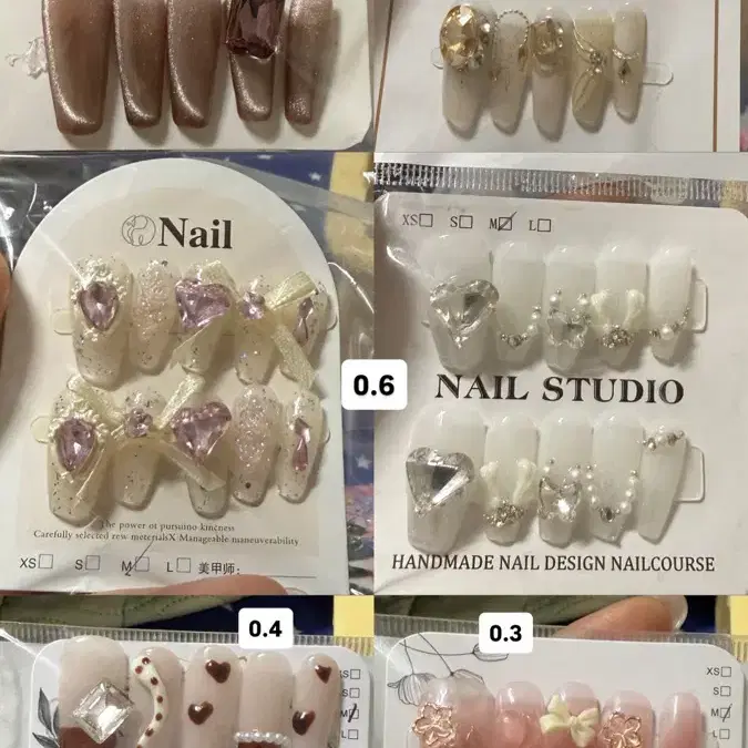 수제네일팁 M 스퀘어쉐입