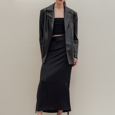 [새제품] 리파인드902 비건 레더 오버핏 자켓 Vegan leather overfit Jacket