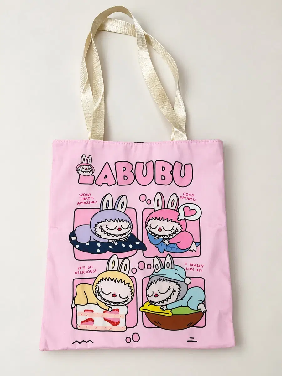 라부부 에코백 핑크 가방