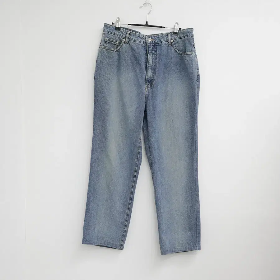뱅뱅진 와이드 중청 데님 팬츠