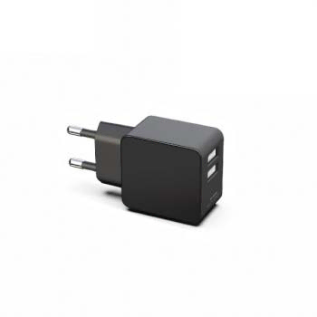 가정용 2.1A USB 2포트 동시충전 충전기 블랙