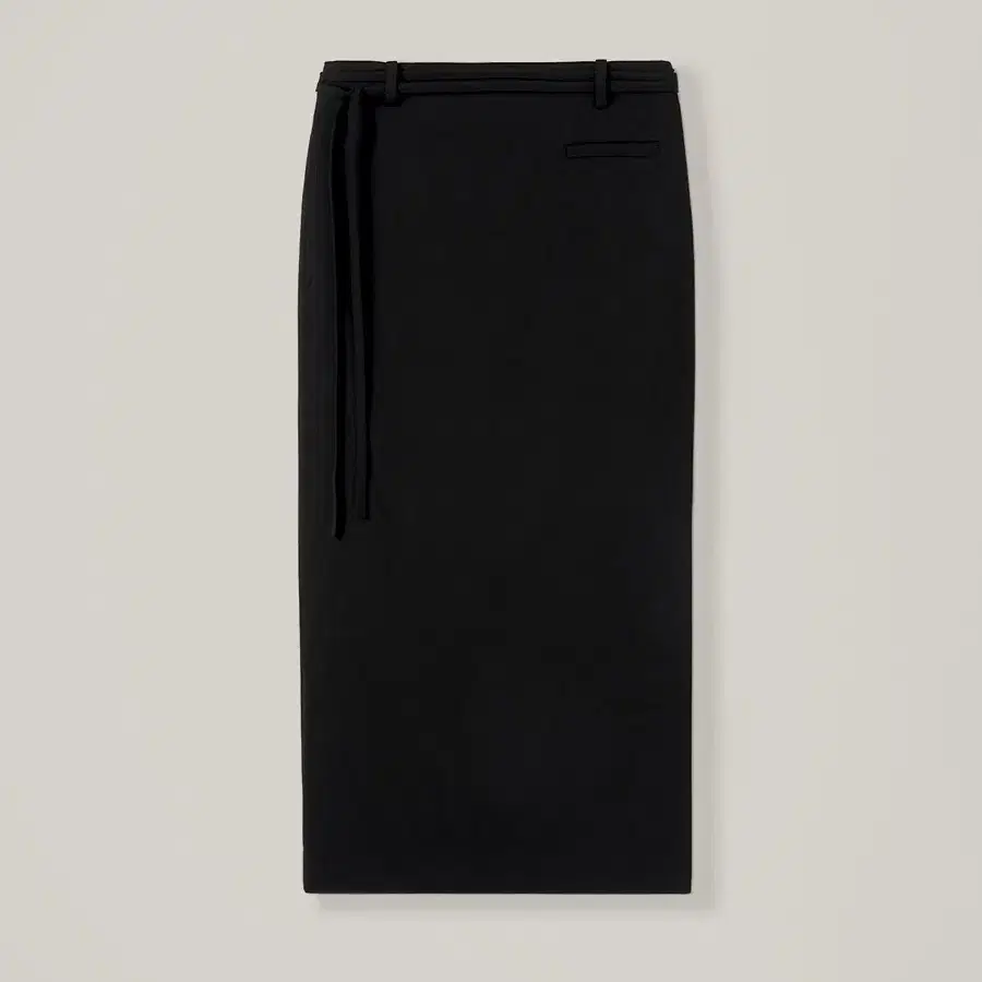 che anne maxi wool skirt - black S 체 앤 맥시 울 스커트