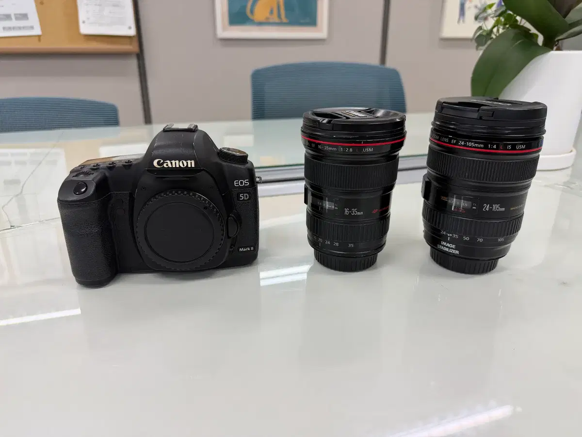 캐논 EOS 5D Mark II, 캐논 EF 16-35 F2.8L, 캐논 EF 24-105mm F4L IS USM 일괄 판매