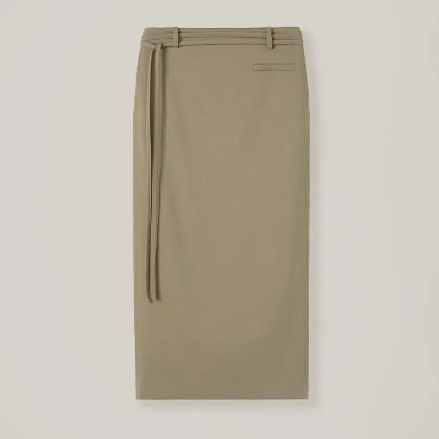 che anne maxi wool skirt - beige S 체 앤 맥시 울 스커트