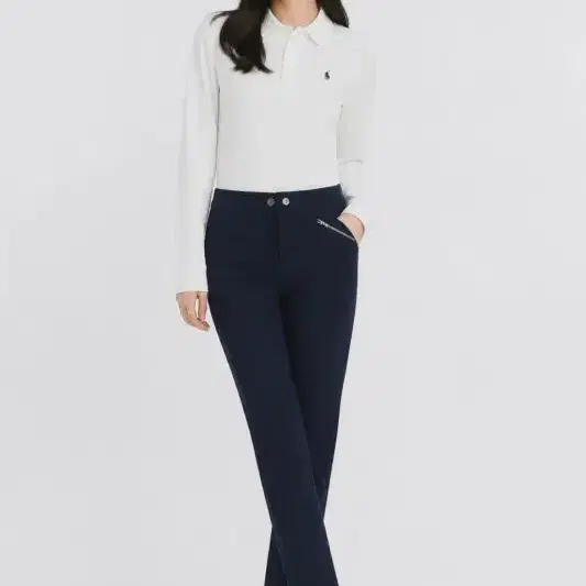 여28/폴로 랄프로렌 지퍼 디테일 팬츠