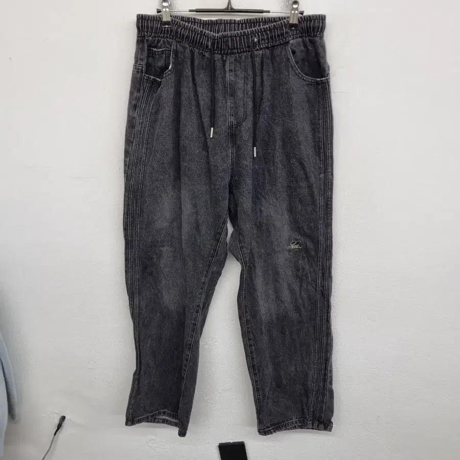 [105/XL] 워싱 데님 밴딩 팬츠 청바지