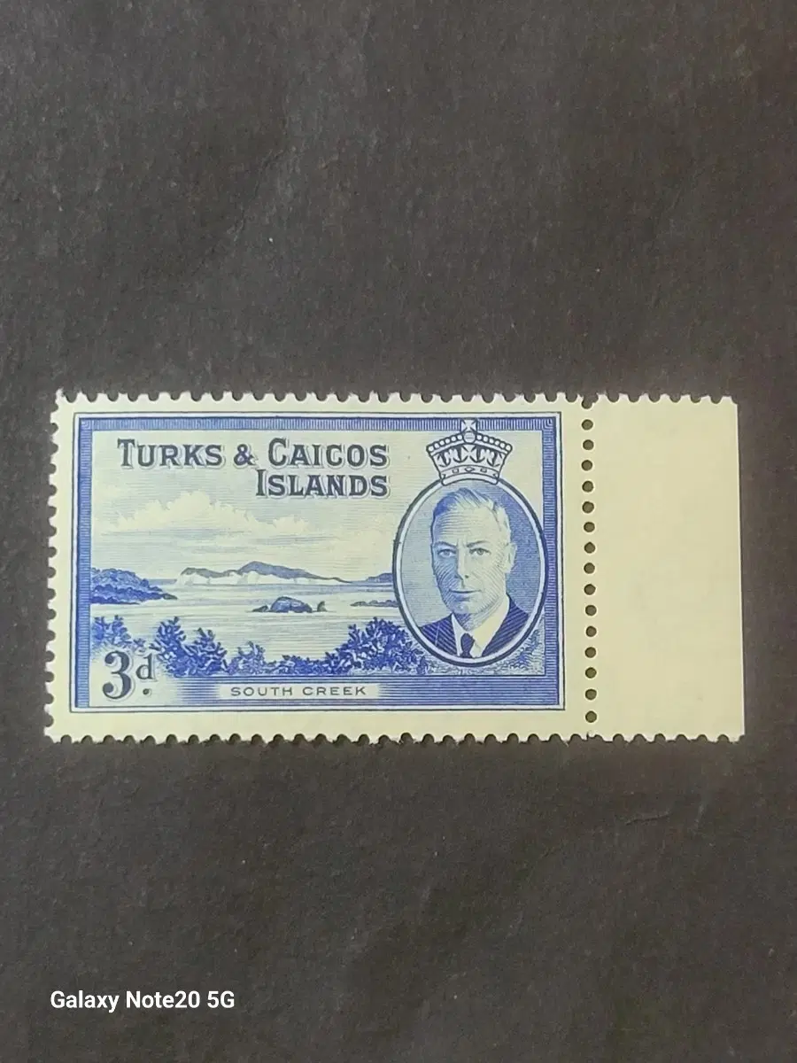 1950년 영국 킹조지6세 터크스방문기념 우표Turks &Caicos Islands