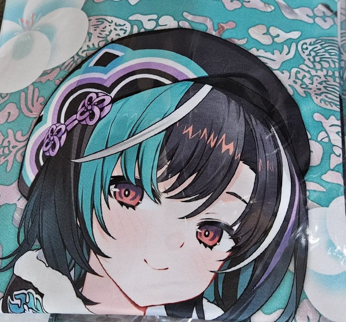 공식굿즈) 홀로라이브 FLOW GLOW 애니플러스 팝업 카페 린도 치하야 풀프린팅 티셔츠 XL 미개봉