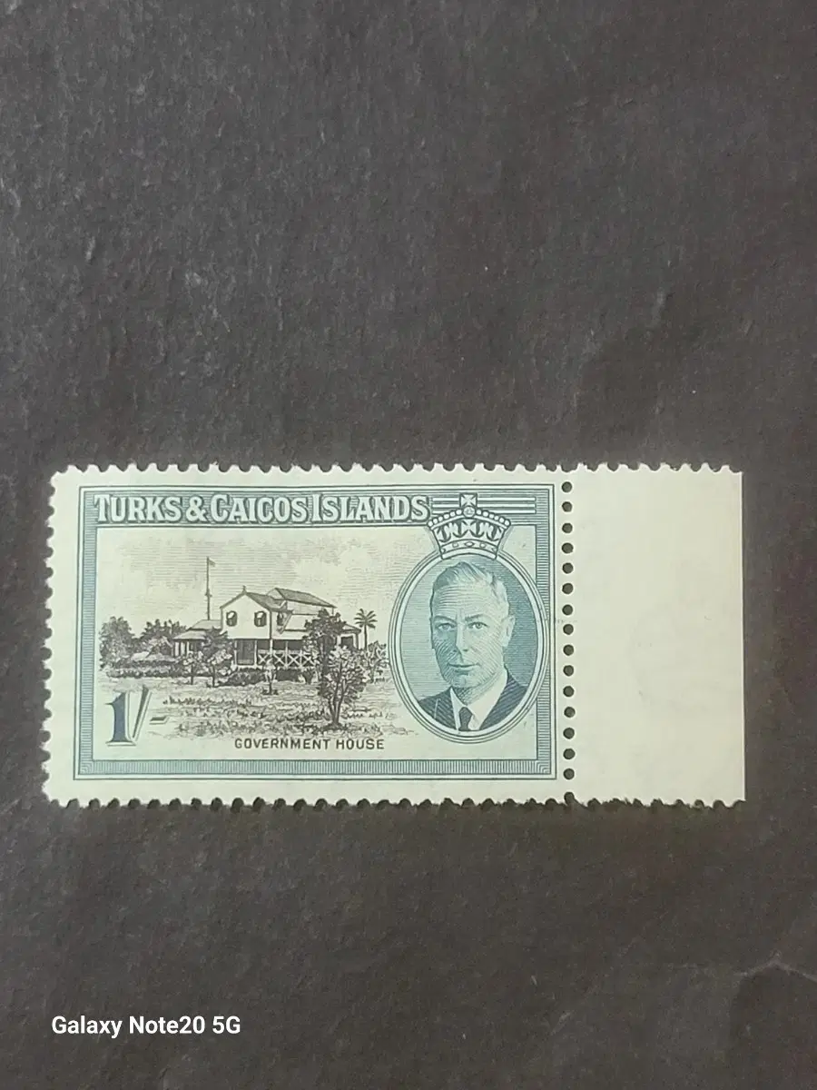 1950년 영국 킹조지6세 터크스방문기념 우표Turks &Caicos Islands
