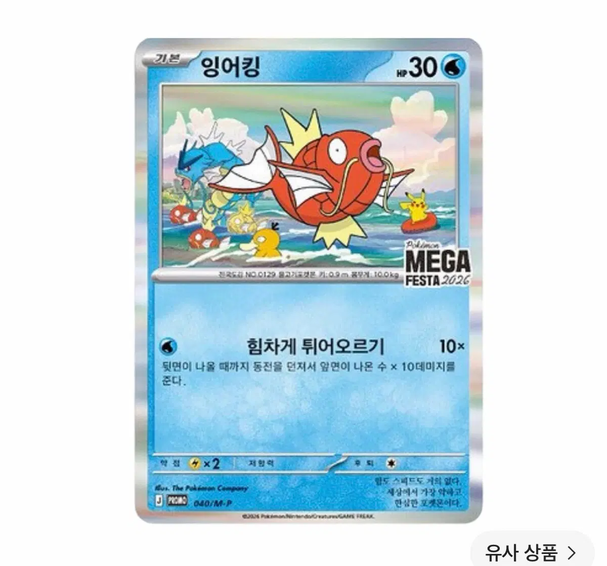 포켓몬카드 잉어킹 프로모