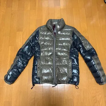 DUVETICA 다운 자켓 바이컬러 광택 y2k