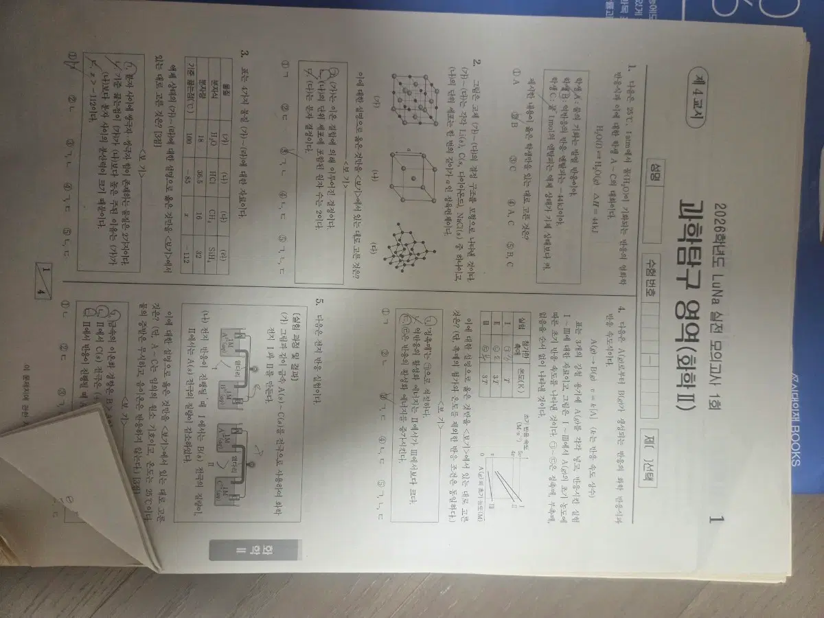 화학2 실모 모음 36회분 이상