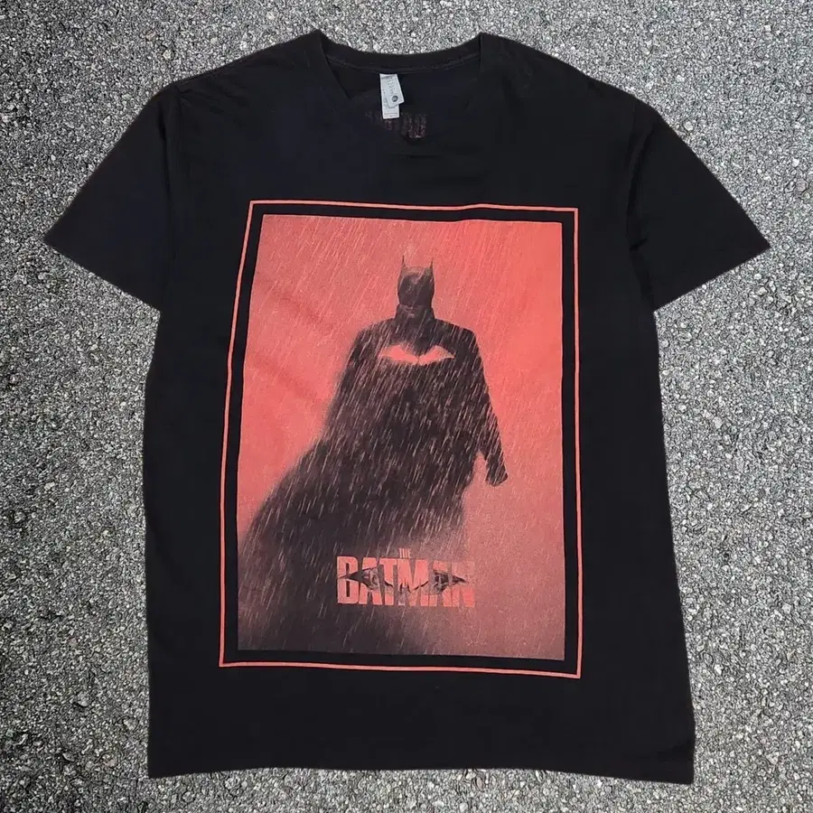 2022 더 배트맨 The Batman 무비 반팔 블랙 티셔츠 M