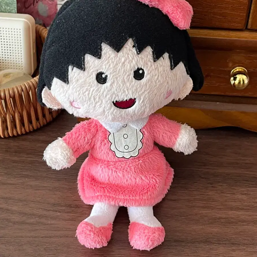마루코 고전 인형 키링 판매(미사용)