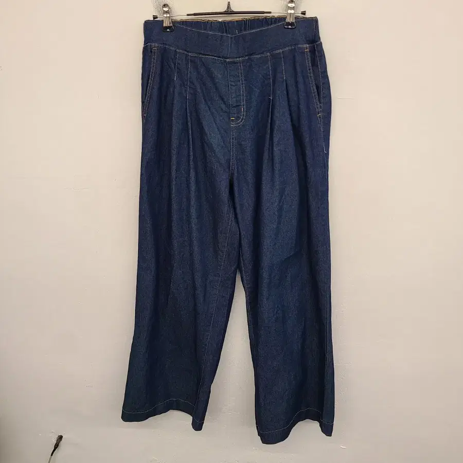 [여성66 size] 바이브리짓 뒷밴딩 데님 팬츠 청바지