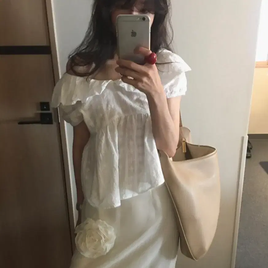 메이비베이비 디어리스트 셔벗블라우스