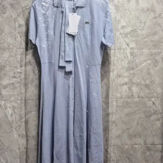 라코스테 원피스 하늘색