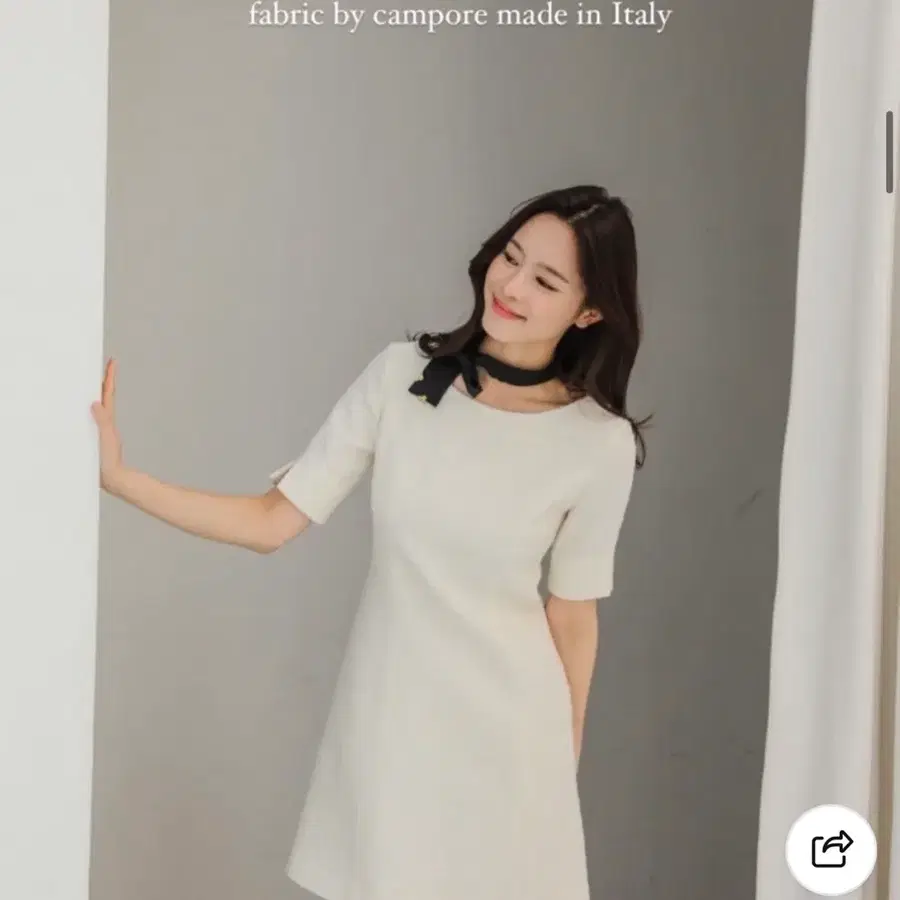 으네드레스 이태리 캄포레 원단 눈내리는봄날에가 원피스