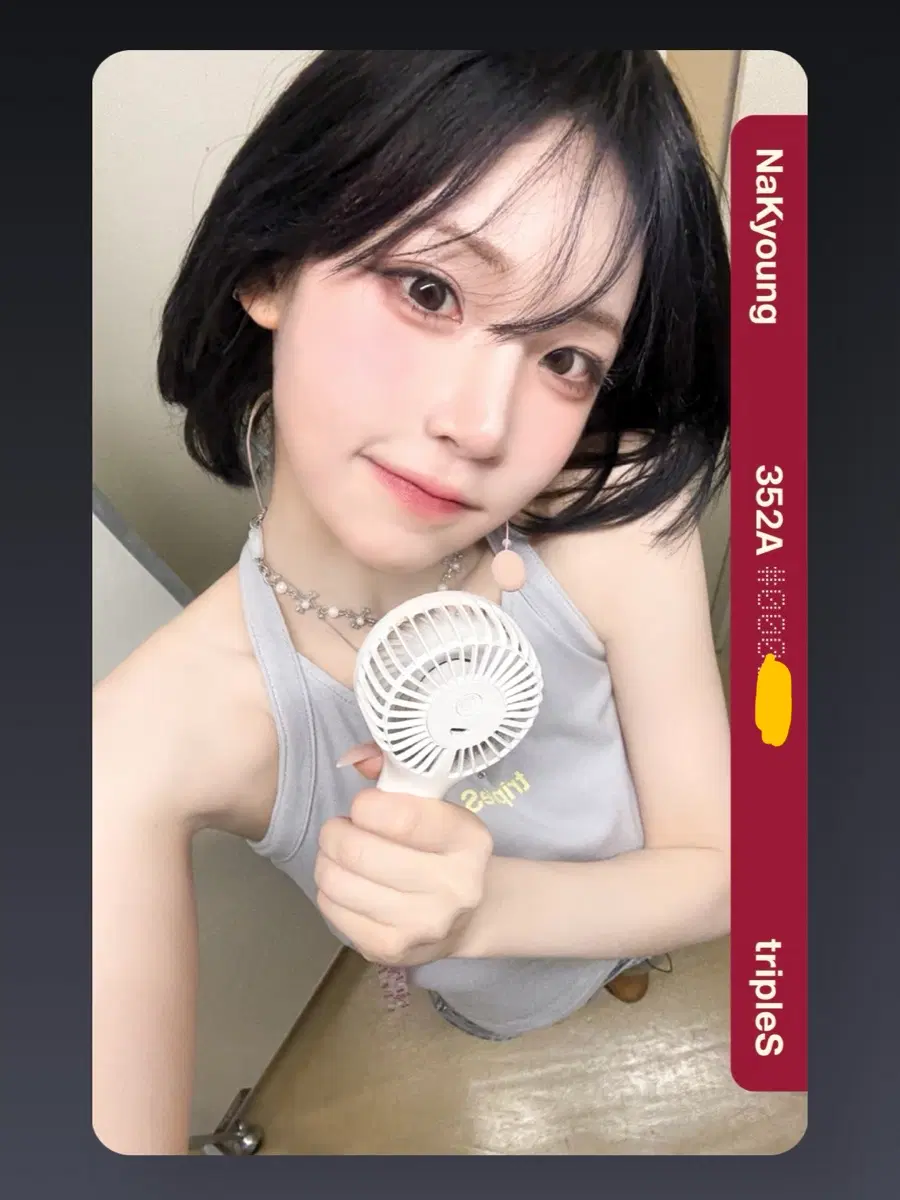트리플에스 나경 aa352 일본 팬클럽 오브젝트