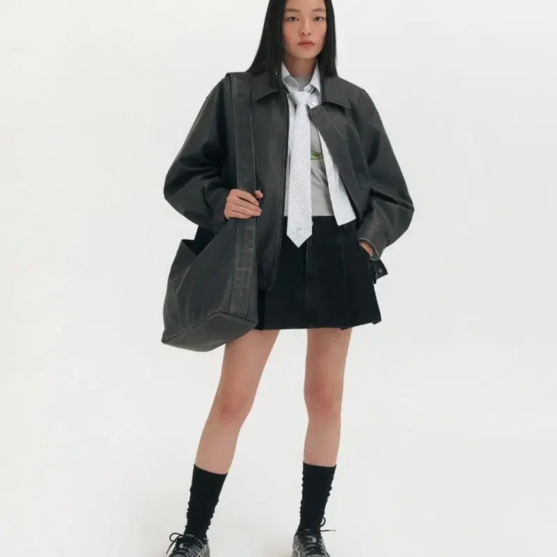 그로브 GROVE LUSSON 레더 점퍼