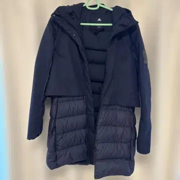 adidas CLIMAWARM 다운 자켓 네이비 여성용 M