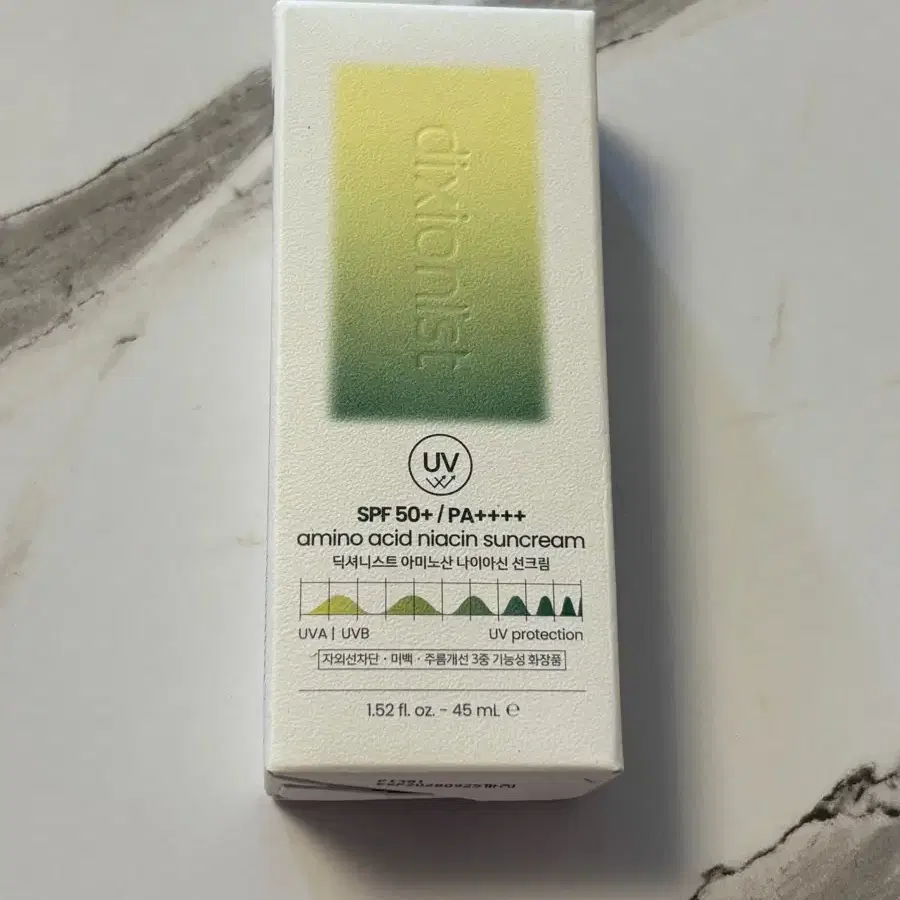 딕셔니스트 아미노산 나이아신 선크림 45ml (2개 17500원)