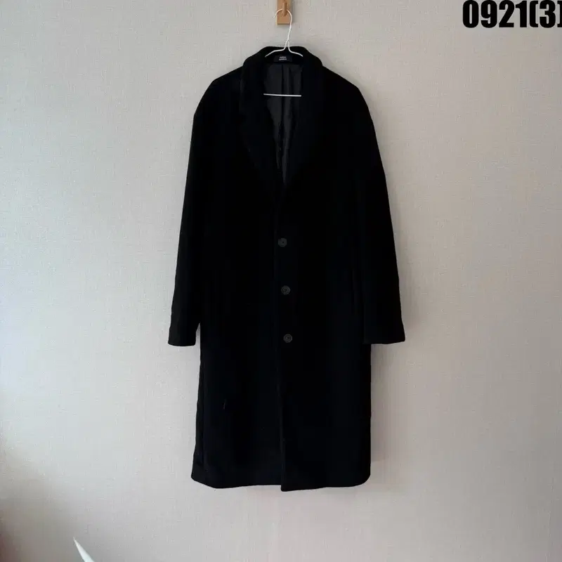 무신사스탠다드 블랙 롱 코트 2XL