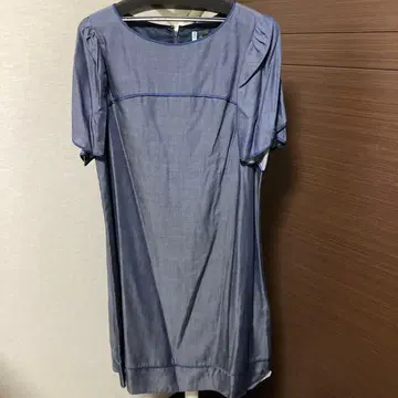 [새상품급] TO BE CHIC 네이비 반팔 원피스 46사이즈
