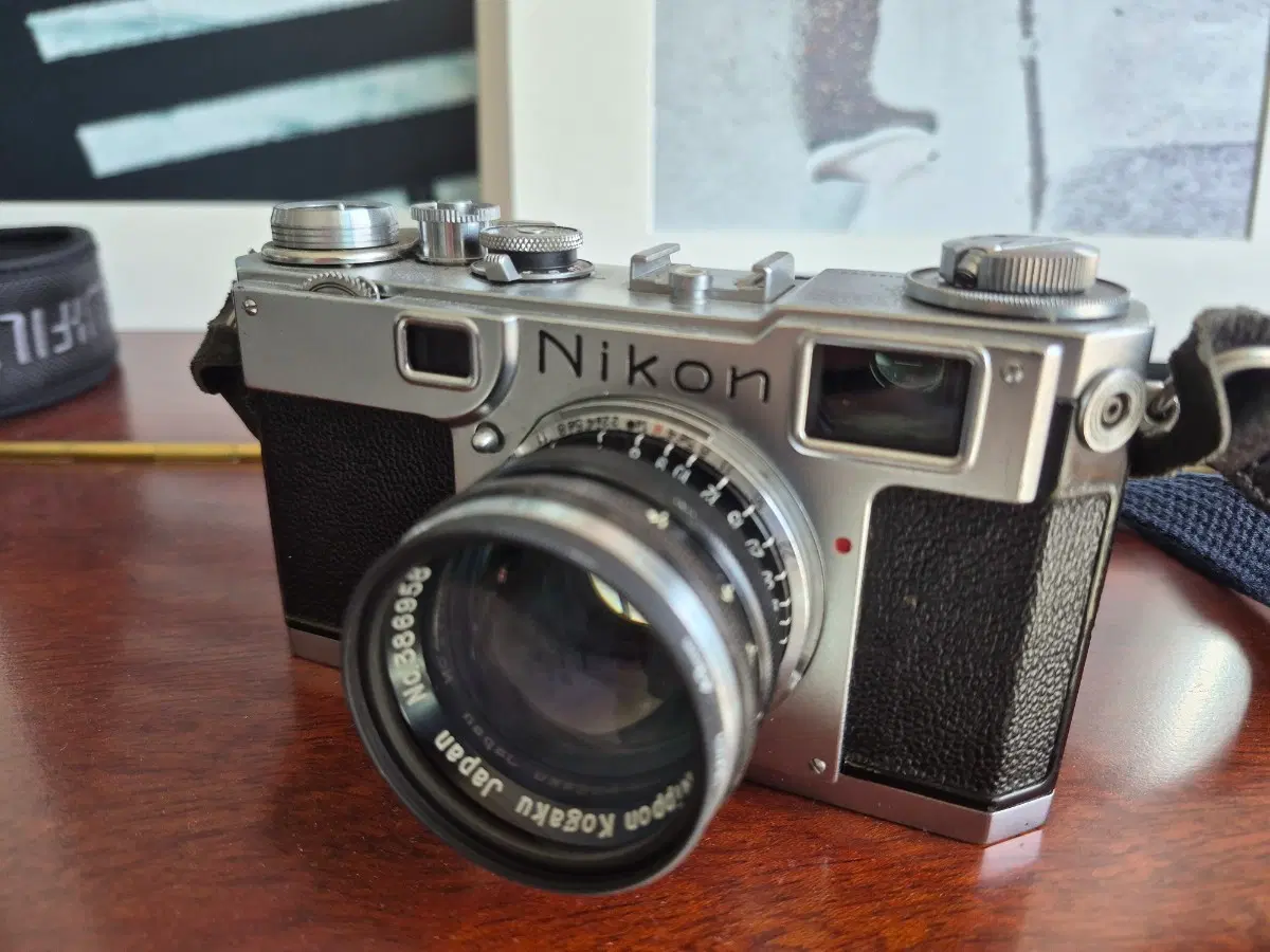 Nikon S2 필름카메라 후기형 Black Dial + NIKKOR-S.C 5cm F1.4 렌즈극상