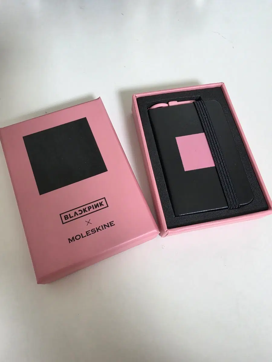 몰스킨 블랙핑크 콜라보 미니 다이어리