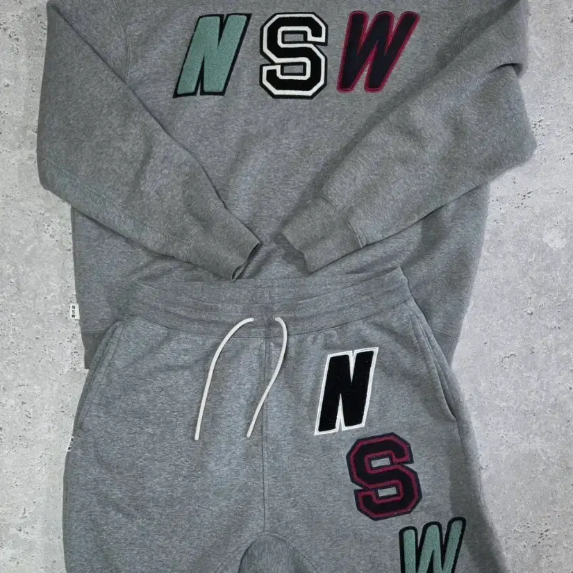 NIKE NSW 패치 맨투맨 반바지 셋업/127