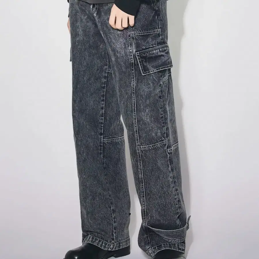 메종미네드 데님 카고 팬츠
