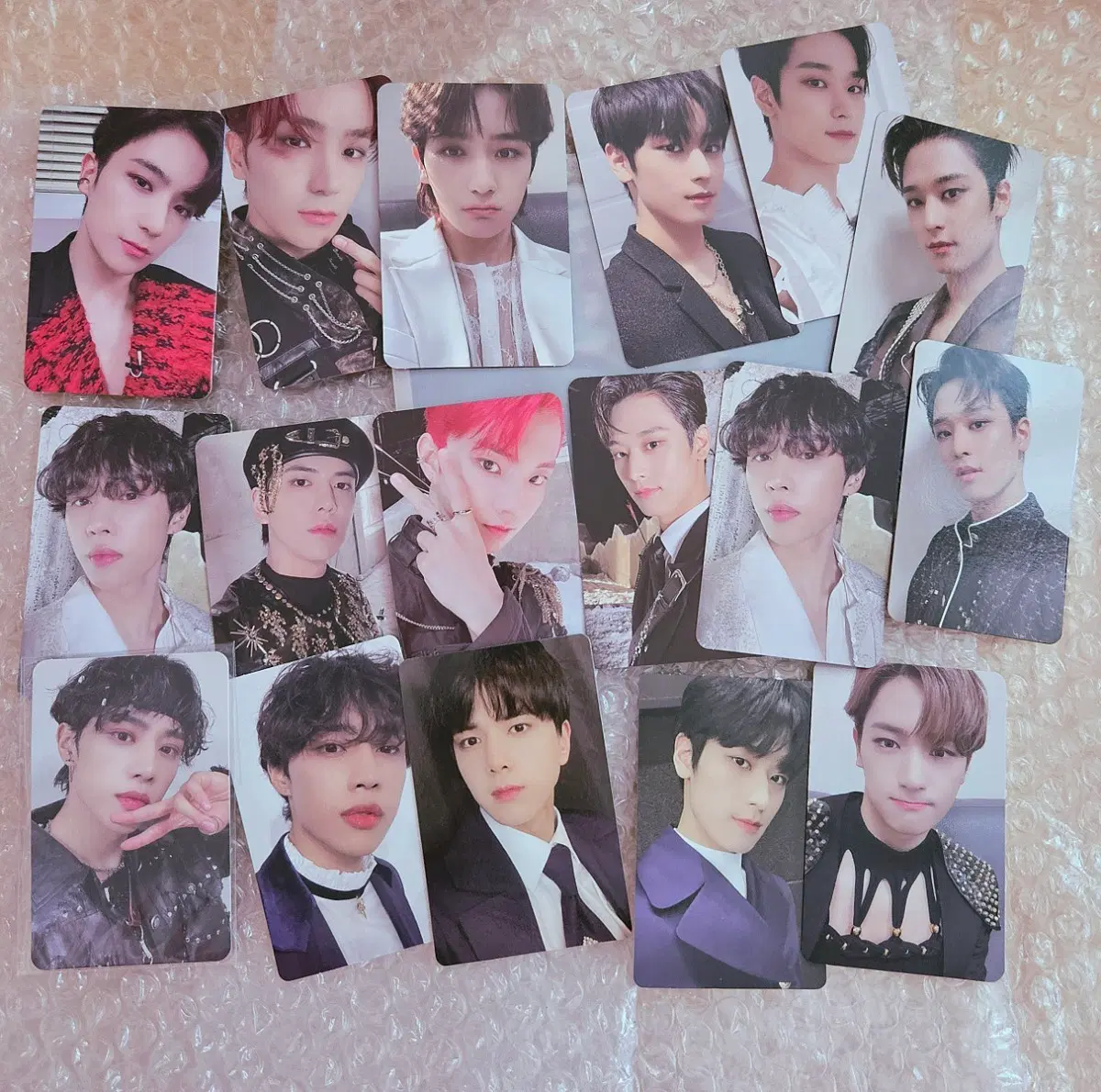 일괄) 더보이즈 덥뮤다선 킹덤 포카 행잉 포스터 10만원 미공포 멀티케이스 포카 ar 포토카드