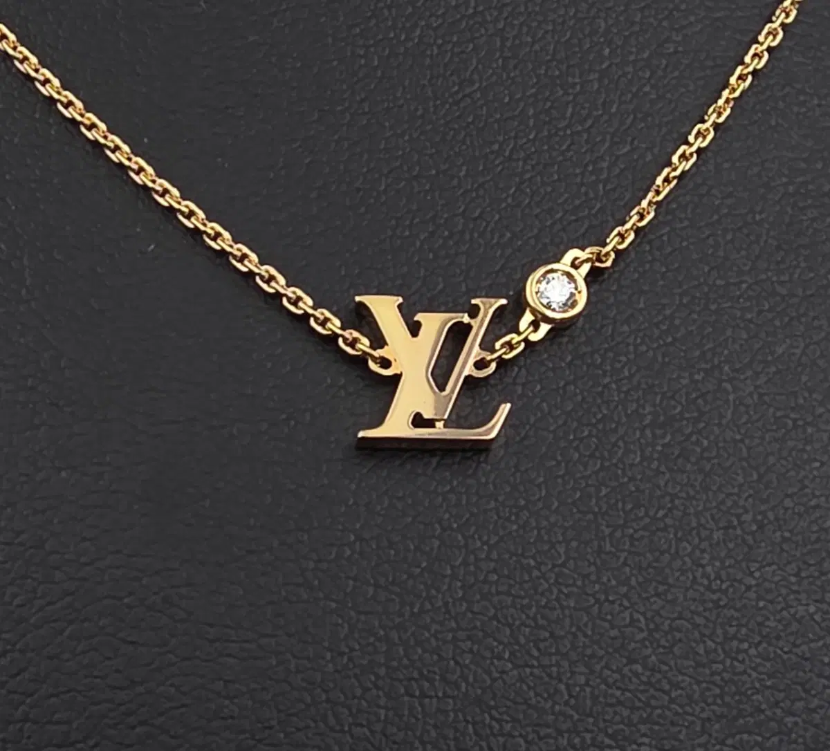 루이비통 이딜 블라썸 LV 다이아몬드 목걸이 핑크골드