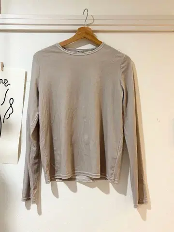 스티븐 앨런 벨로아 느낌 긴팔 티셔츠 그레이지