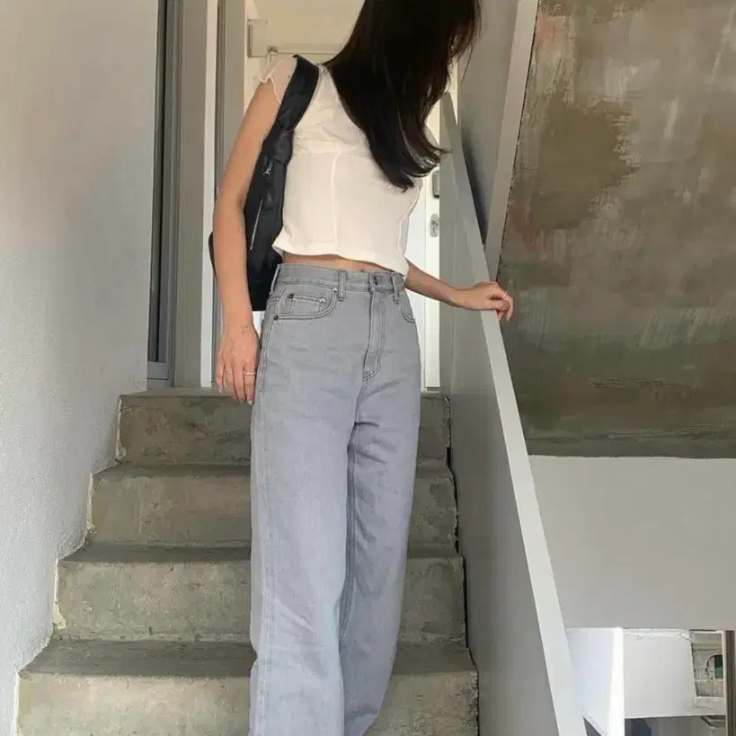 타낫 Toft wide denim S