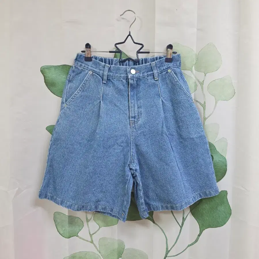 여성 청반바지