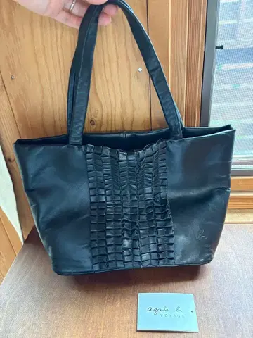 가격 인하! [ 미사용/양가죽 ] agnes b. VOYAGE 가죽 핸드백