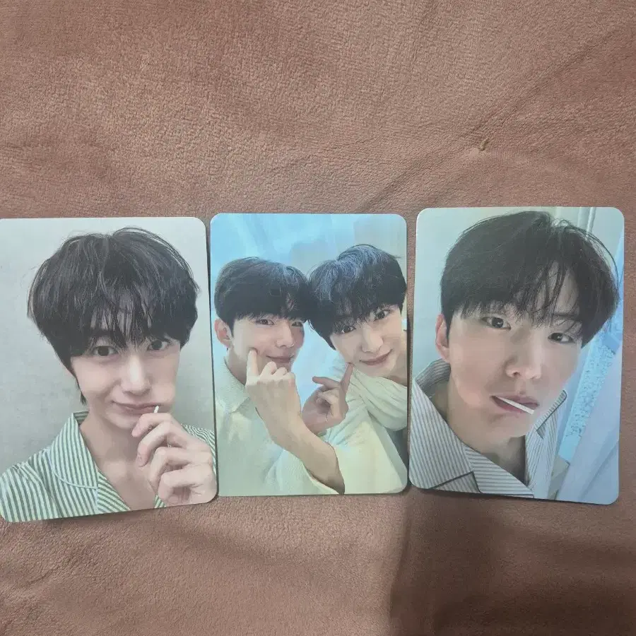 몬스타엑스 기현 형원 포카 3장 일괄 _ 셀리맥스 몬스타엑스 기현 형원 포토카드