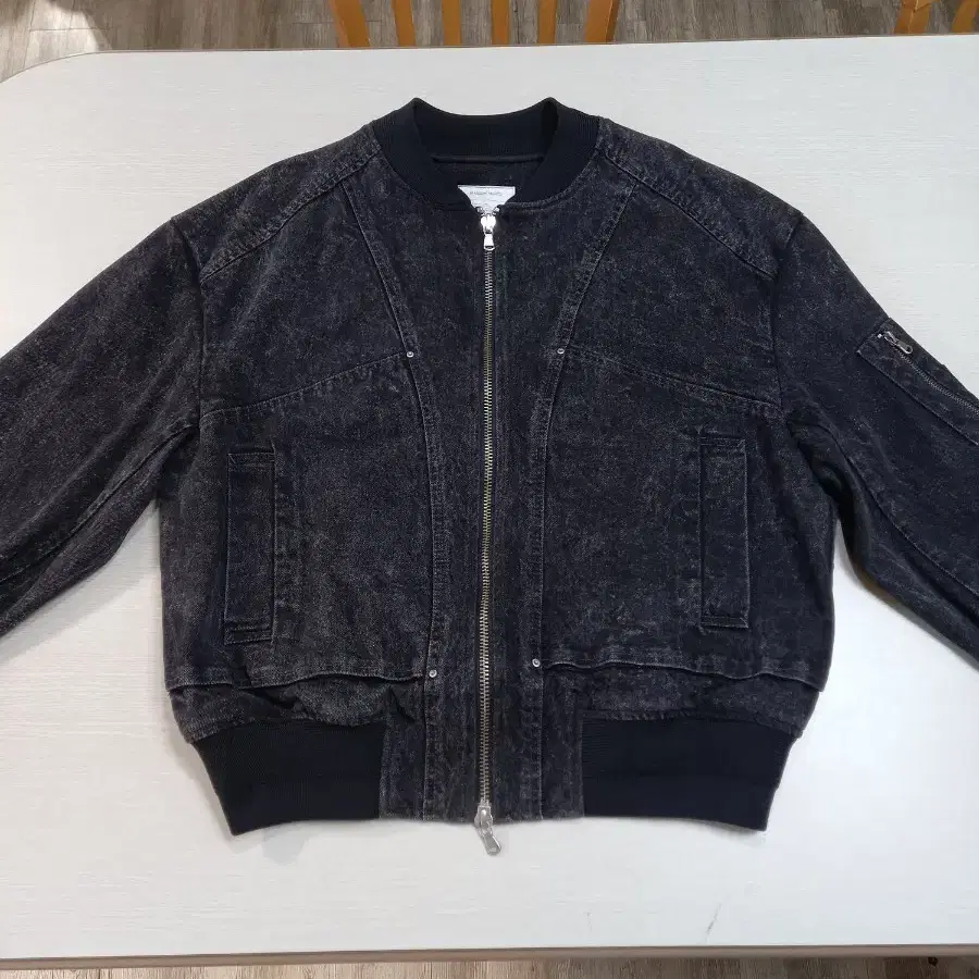L100 MAISON MINED 오버핏 데님 봄버 블랙 L-654
