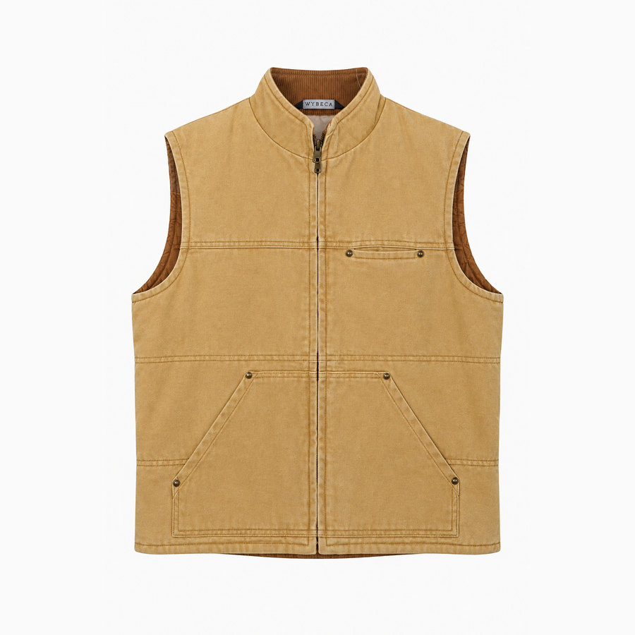 PAGEBOY x CARHARTT 페이지보이 x 칼하트 코튼 100% 혼방 집업 조끼 - Women (2804)
