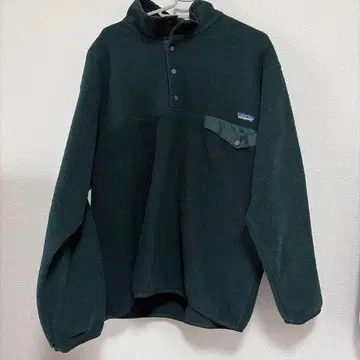 90s patagonia 스냅 L 다크 그린