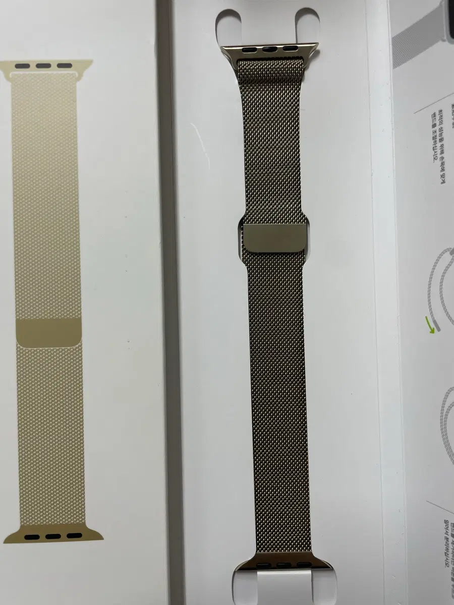 애플워치 밀레니즈루프 골드 44mm 신품급 ( 46mm 공용)