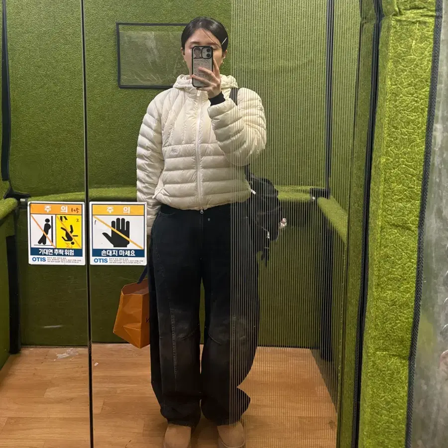 노스페이스 코어라인 다운 자켓 s