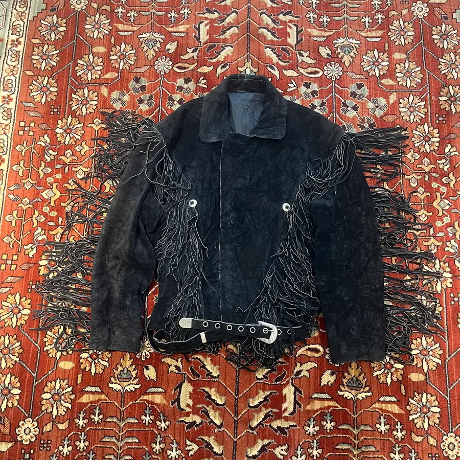 Tassel Suede Cowboy Jacket 테슬 리얼스웨이드 카오보이 자켓 (110)