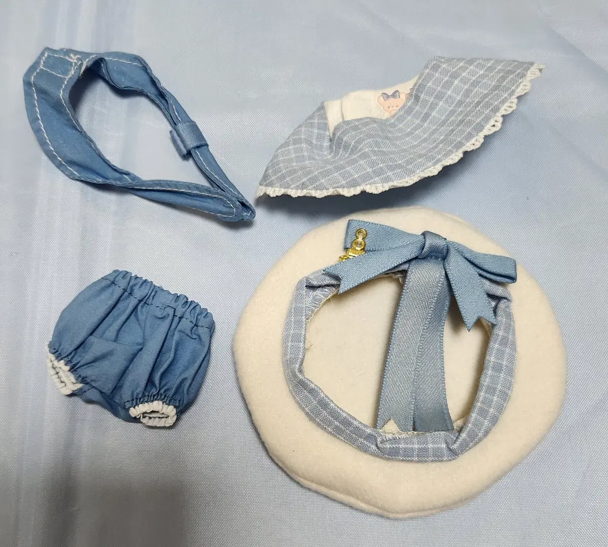 10cm 인형옷 항해의시 2.0 라이트블루