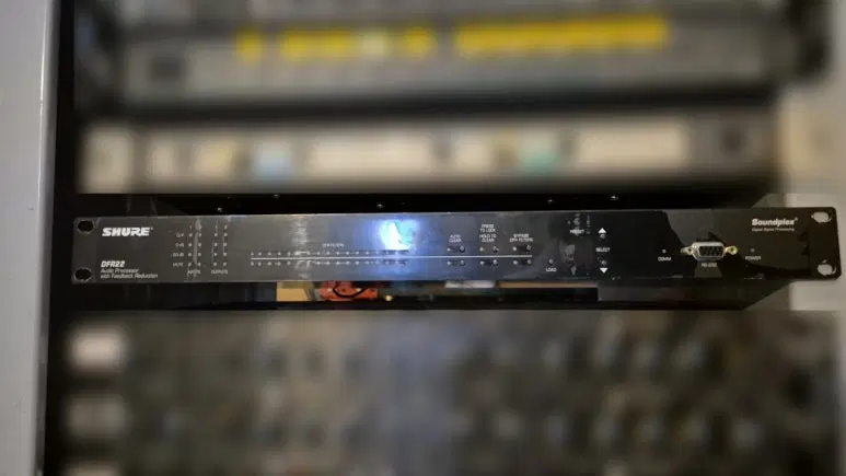 SHURE 슈어 DFR 22 오디오 프로세서 피드백