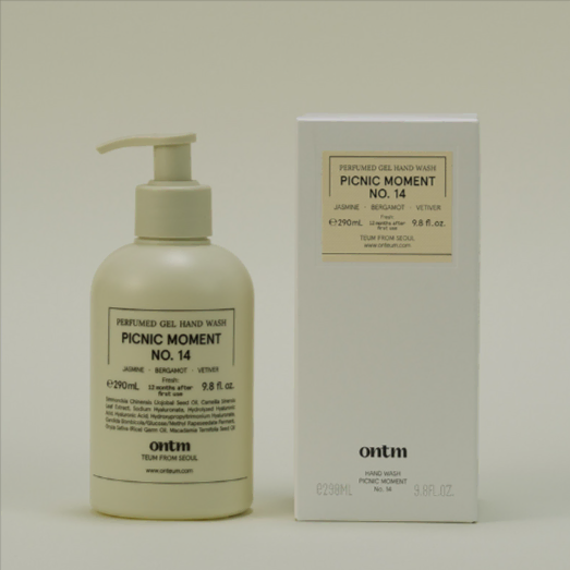290ml [ 온틈 ] 핸드워시 피크닉 모먼트14  집들이 선물 퍼퓸핸드워시